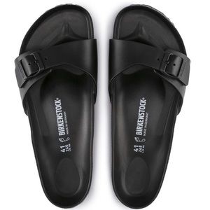 SZ 10 ***Madrid Birkenstocks 🌼 BOGO black/white
